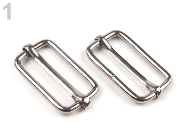Gurtverschieber Breite 33 mm Nickel